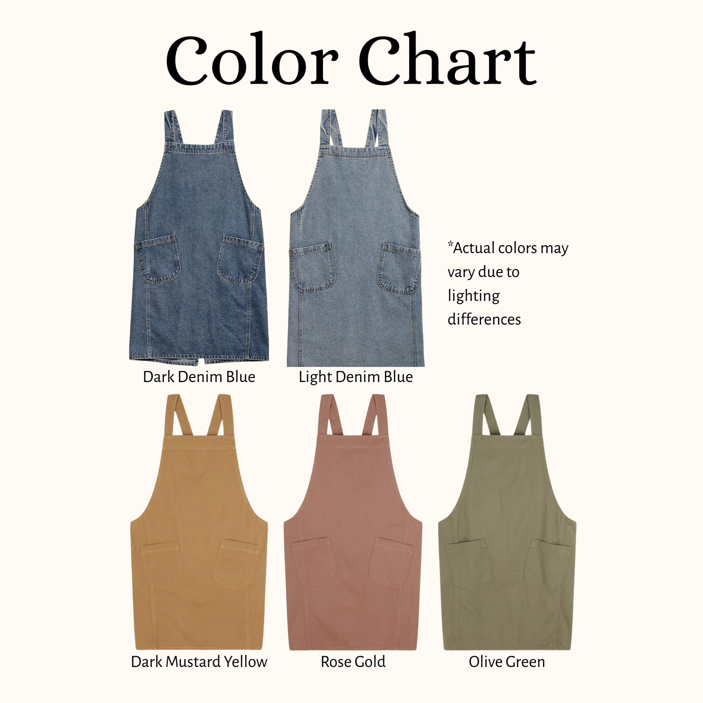 Garden Essentials Embroidered Denim Apron