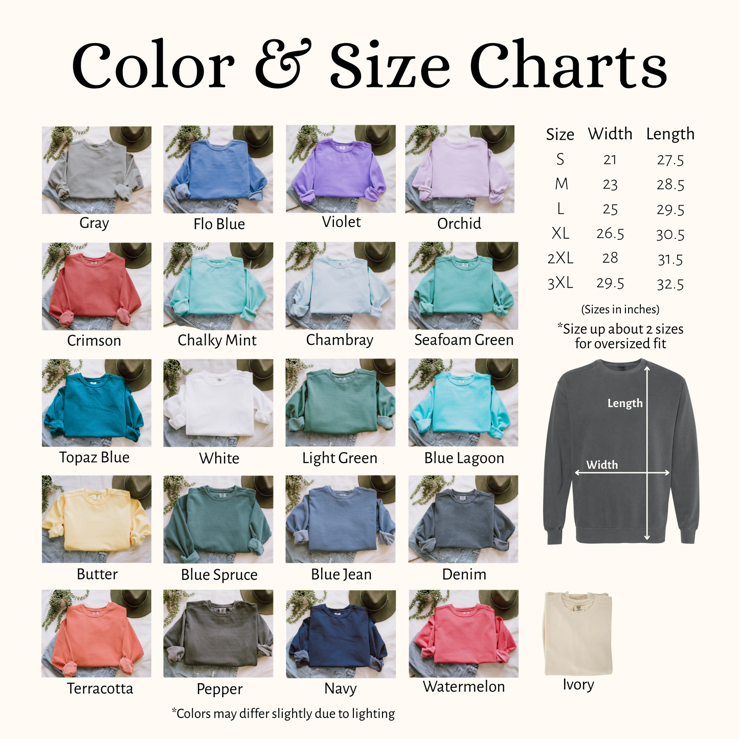 Granny Hobbies — Embroidered Comfort Colors Sweatshirt