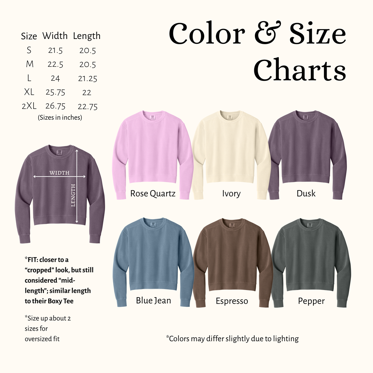 Granny Hobbies – Embroidered Women's Cut Sweatshirt