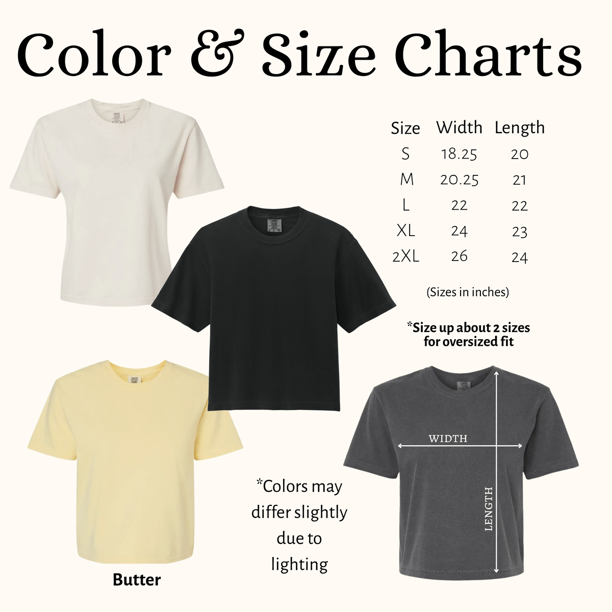 Spooky Cat — Embroidered Comfort Colors Cropped Tee