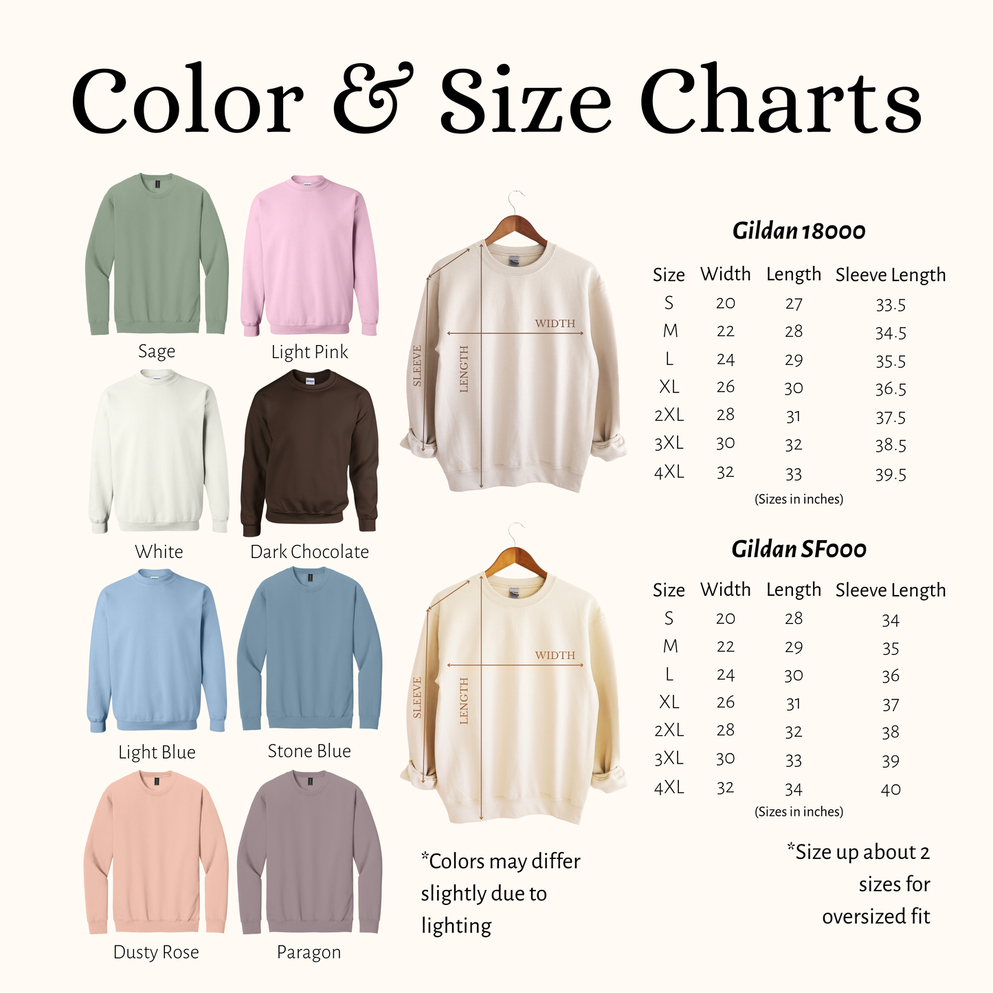 Spring Bunny — Applique Embroidered Gildan Crewneck