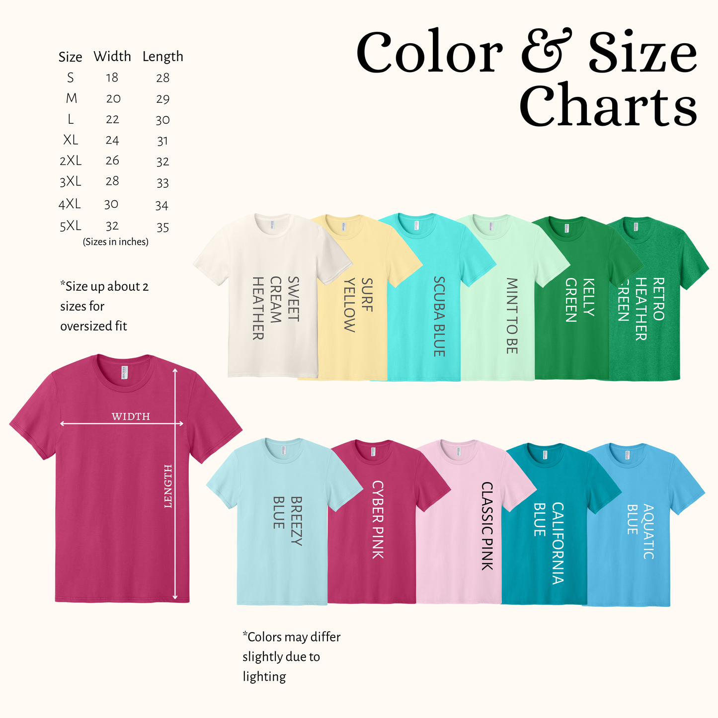 Summer Icons — Embroidered Jerzees Classics Tee
