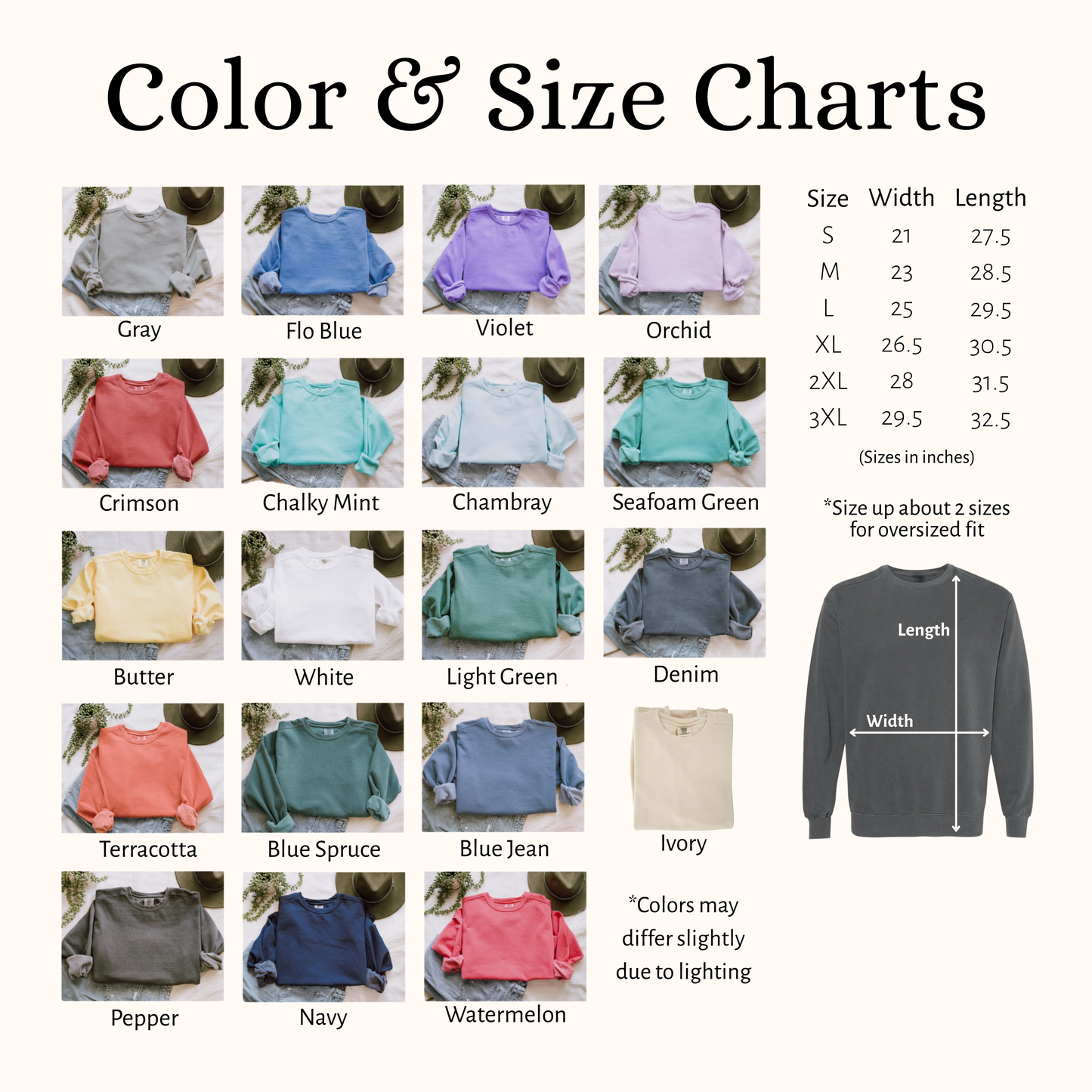Physically Here, Mentally at Home with My Cat — Embroidered Comfort Colors Sweatshirt