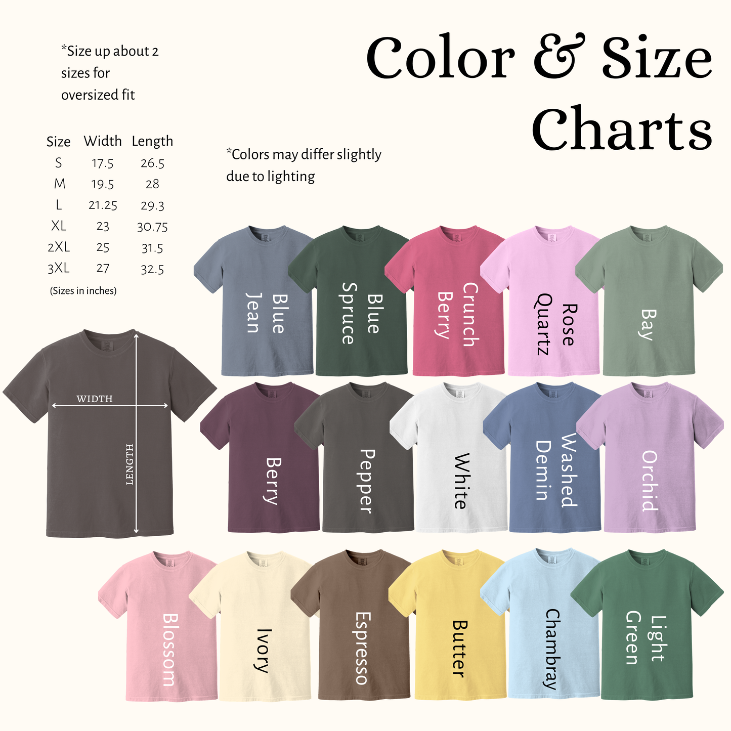 Lover of Furry Creatures — Embroidered Comfort Colors Tee