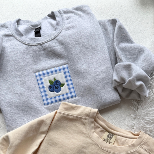 Let's Have a Picnic — Applique Embroidered Gildan Crewneck