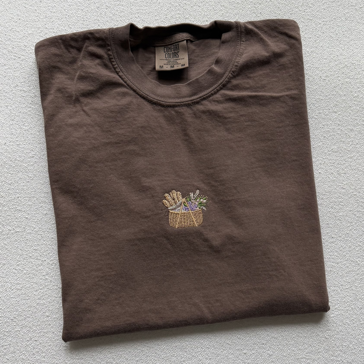 Market Day — Embroidered Comfort Colors Tee