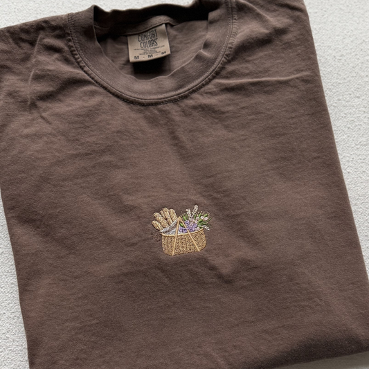 Market Day — Embroidered Comfort Colors Tee