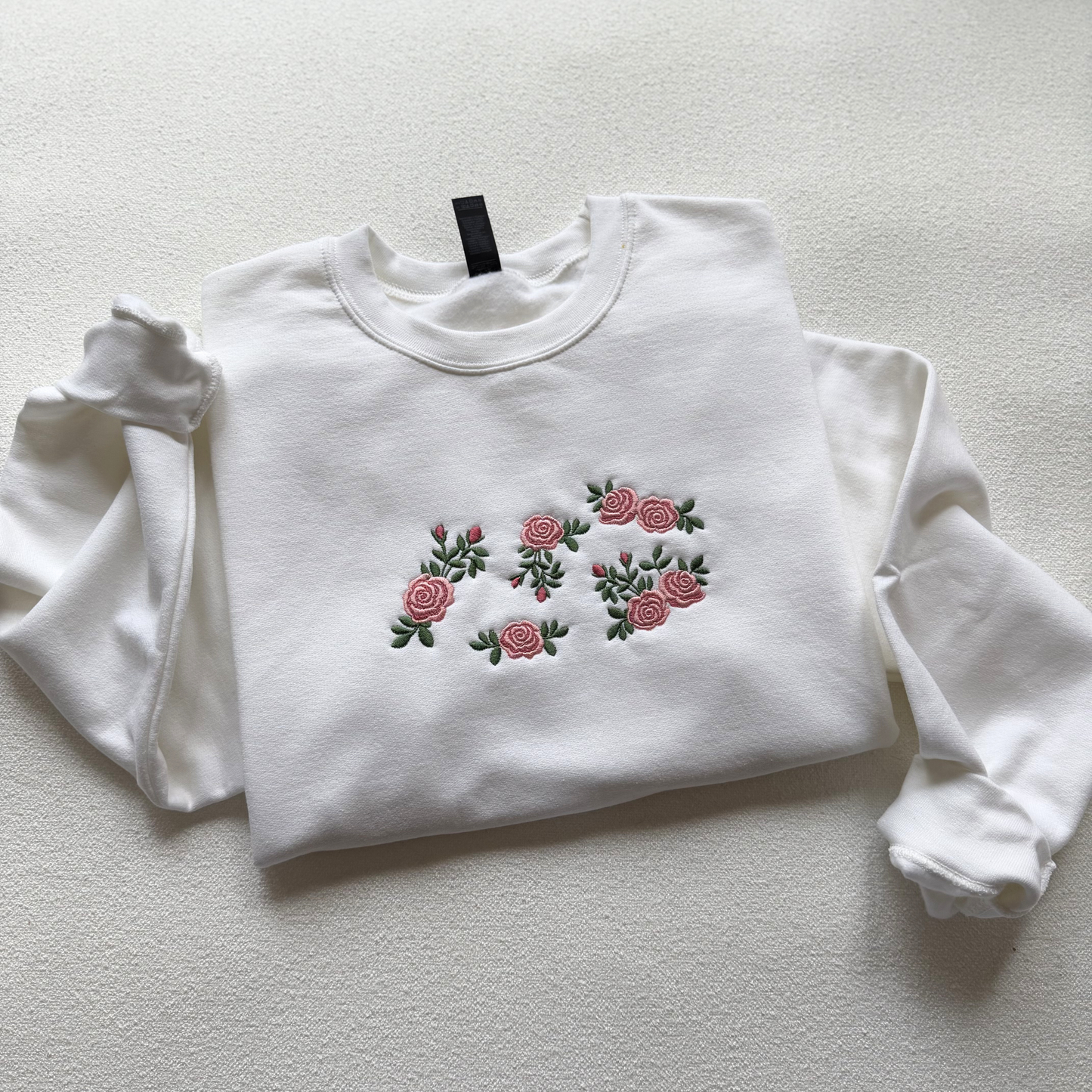 Loves Roses — Embroidered Gildan Sweatshirt