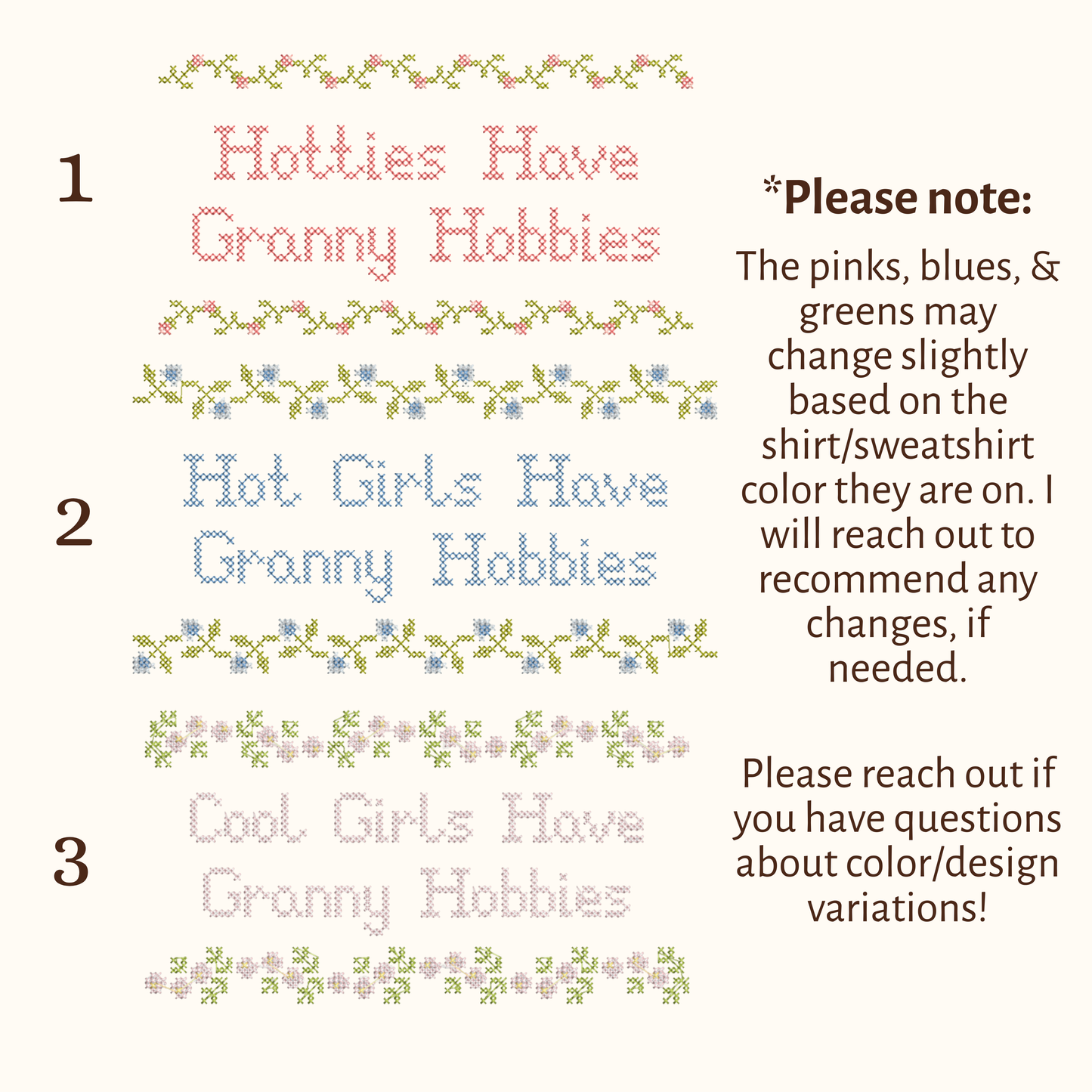 Granny Hobbies — Embroidered Comfort Colors Sweatshirt
